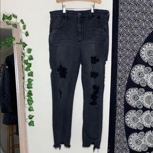 Distressed American Eagle Jeans